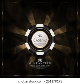 Casino Card Design-vintage-elegant-vip-ace-poker-menu