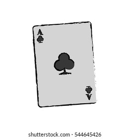 Casino card game concept icon vector illustration graphic design