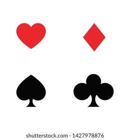 Casino card icon template vector illustration design