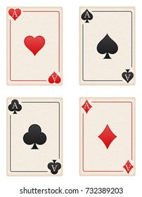casino cards ace stock vector illustration isolated on white background