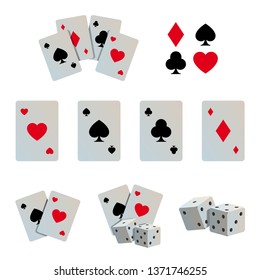 Casino Cards and Dices