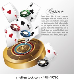 Casino and Cards of Poker design