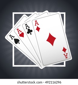 Casino and Cards of Poker design