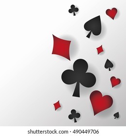 Casino and Cards symbols of Poker design