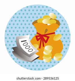 casino cash theme elements