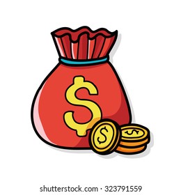 casino chip doodle