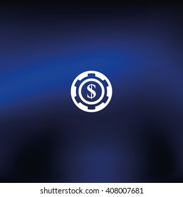 The casino chip icon.