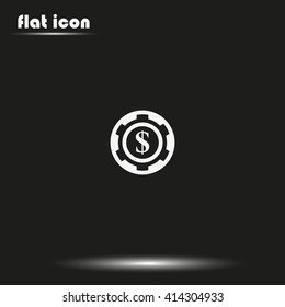 The casino chip icon.