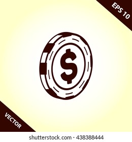 casino chip icon