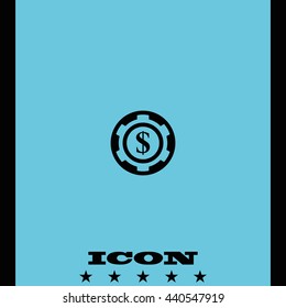 The casino chip icon.