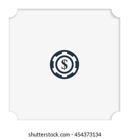 The casino chip icon.
