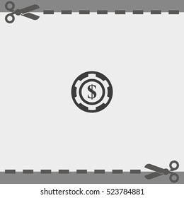 The casino chip icon.