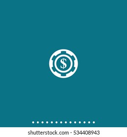 The casino chip icon.