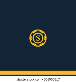 The casino chip icon.