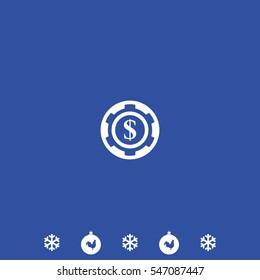 The casino chip icon.