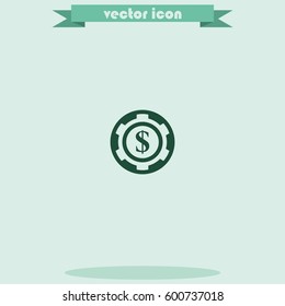 The casino chip icon.