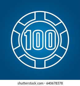 casino chip icon