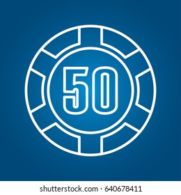 casino chip icon