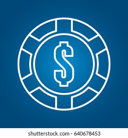 casino chip icon