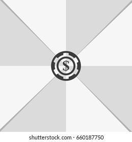 The casino chip icon.