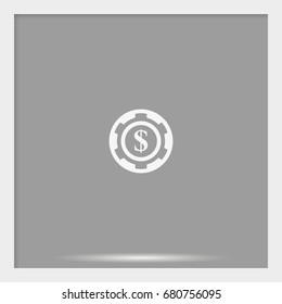 The casino chip icon.