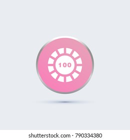 casino chip icon