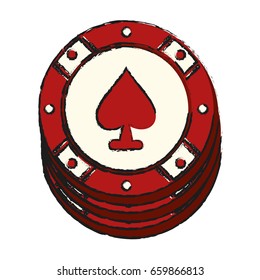 casino chip icon image 