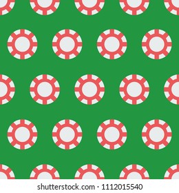 Casino chip pattern