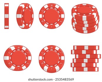 Casino Chip Poker Coin Token Set