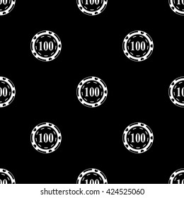 Casino chip vector icon