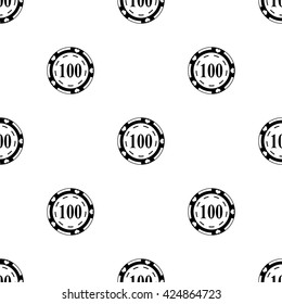 Casino chip vector icon