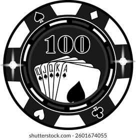 casino chip vector illustration transparent background