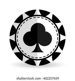 casino chips design , vector illustration