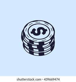 casino chips icon