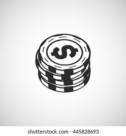casino chips icon