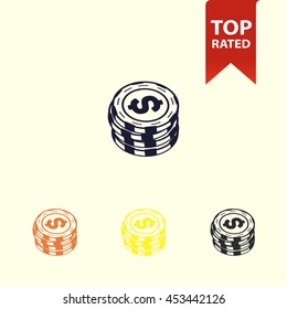 casino chips icon