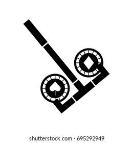 casino chips with picker