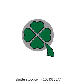 Casino, clover. Element of Casino icon for mobile concept and web apps. Detailed Casino, clover can be used for web and mobile