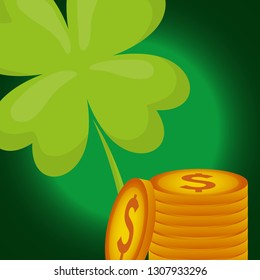 casino clover with money