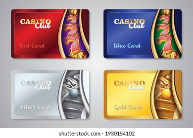 Casino Club Membership Cards Template