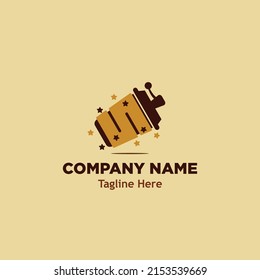 casino coffee symbol design logo