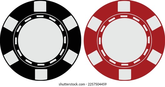 Casino Coin, Black Casino Chip Clipart, Poker Playing Chip Cut File, Layered Casino Token, Gambling Vector Art, Instant Digital Download