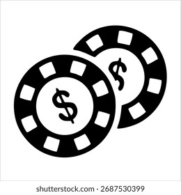 Casino. Gráfico de Ilustración vectorial por ordenador.