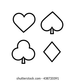 Casino concept. card  icon. vector graphic