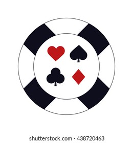 Casino concept. card  icon. vector graphic