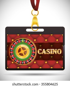 Casino concept with las vegas icons design, vector illustration 10 eps graphic.