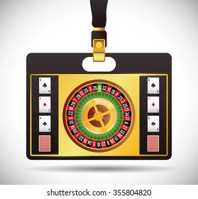 Casino concept with las vegas icons design, vector illustration 10 eps graphic.