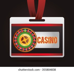 Casino concept with las vegas icons design, vector illustration 10 eps graphic.