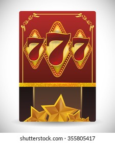 Casino concept with las vegas icons design, vector illustration 10 eps graphic.