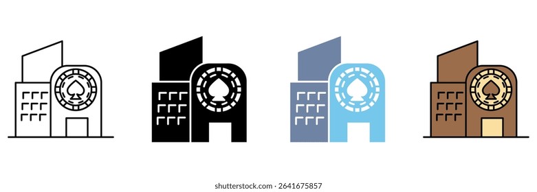 CASINO concept line icon. Simple element illustration.